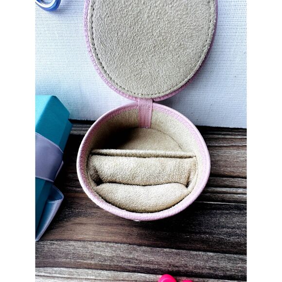 Tiffany & Co. Pink Leather Jewelry Box - Picture 3 of 8